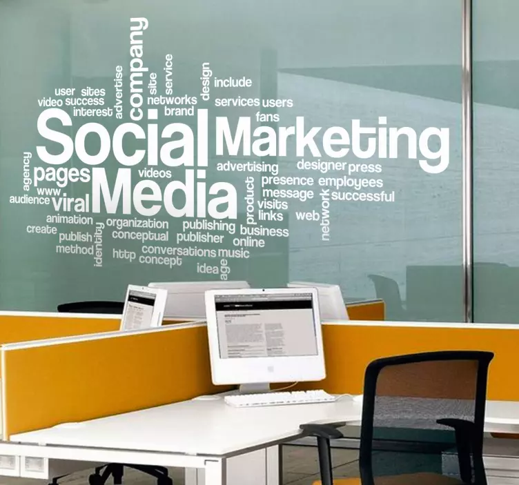 Firemní koncepce text samolepky - TenStickers