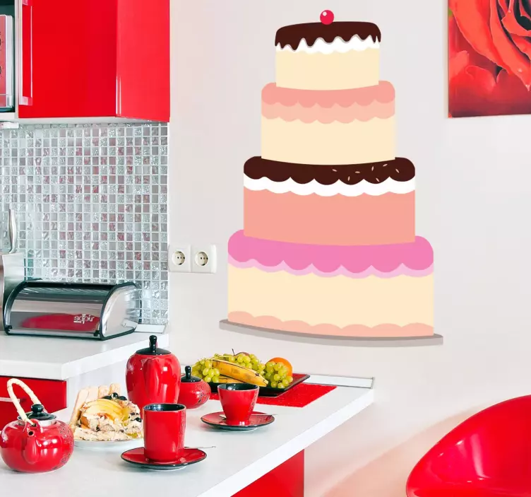 Fondánový dort obtisk - TenStickers