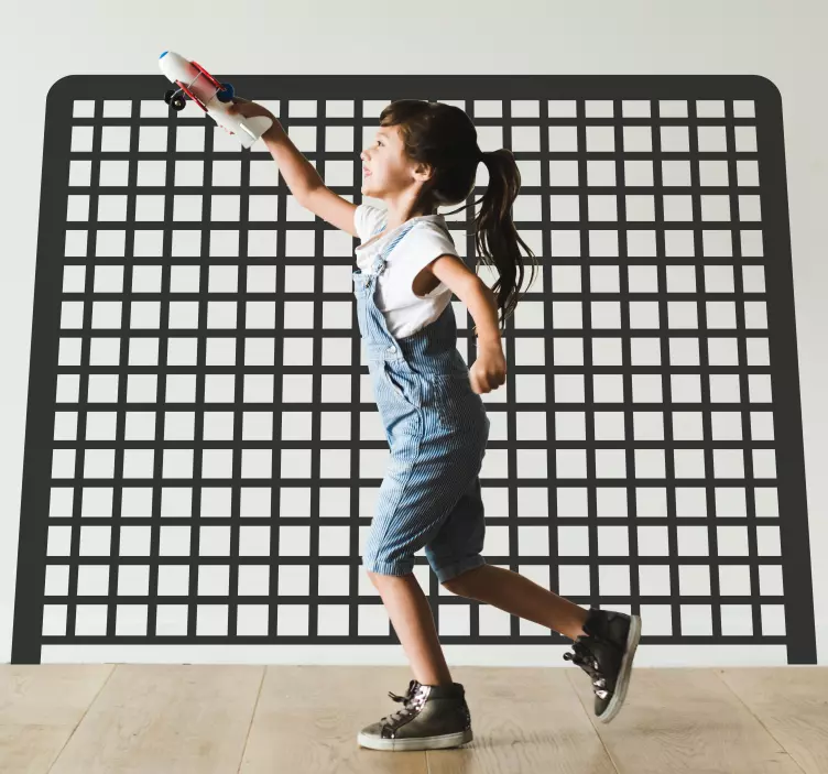 Fotbalový cíl fotbalová zeď nálepka - TenStickers