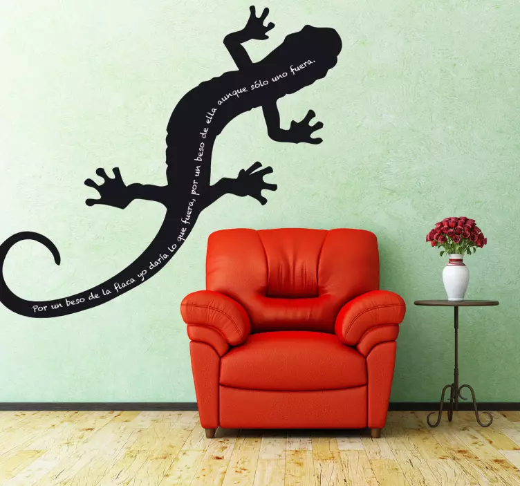 Gecko wall art samolepka tabule - TenStickers