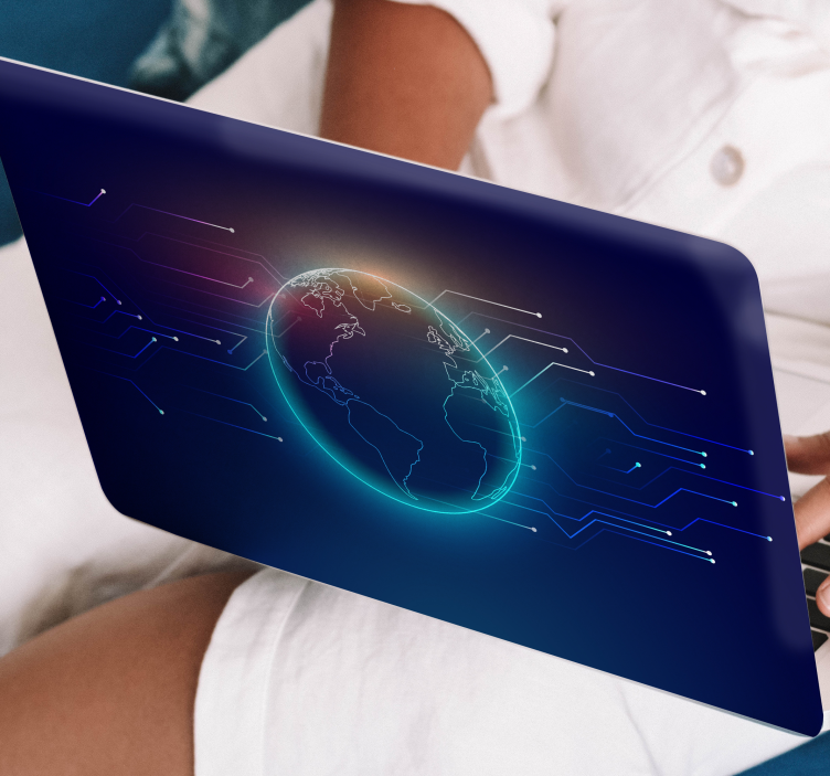 Geometrické telekomunikační mapy - TenStickers