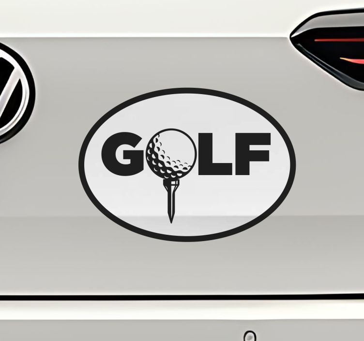Golfový text Nálepka ostatní sporty - TenStickers