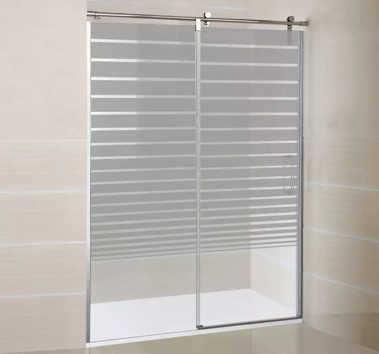 Gradientové linie dekorativní skleněné nálepky - TenStickers