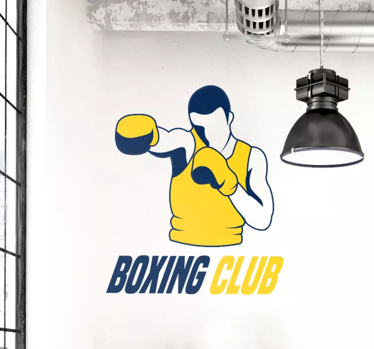 Grafika boxerského klubu samolepka sportu - TenStickers