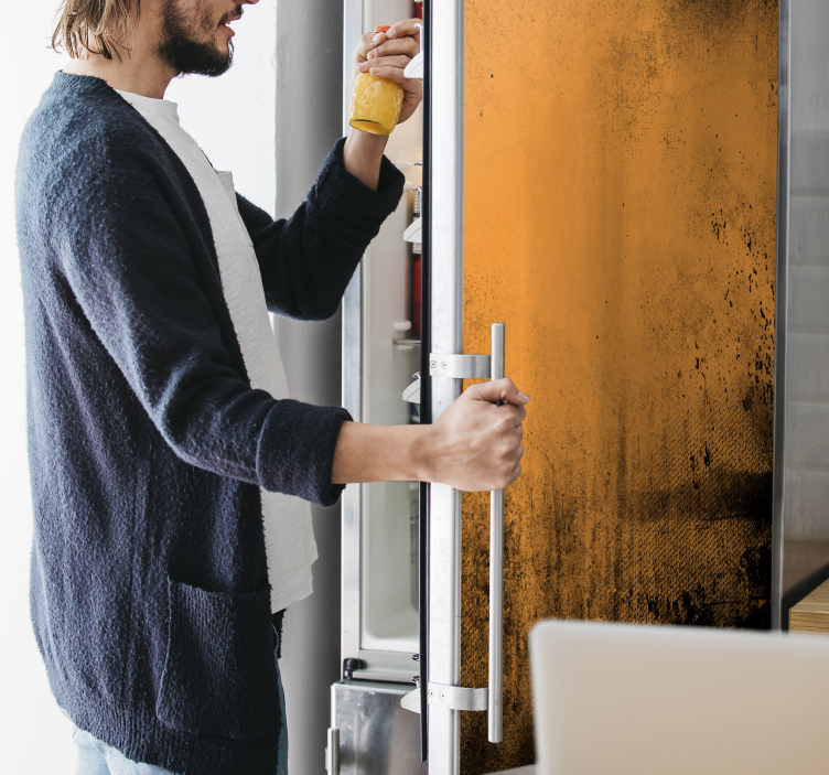 Grunge textury lednička obtisk - TenStickers