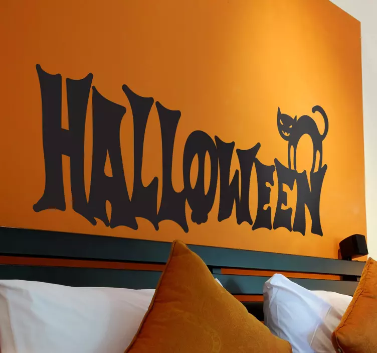 Halloween logo nálepka - TenStickers