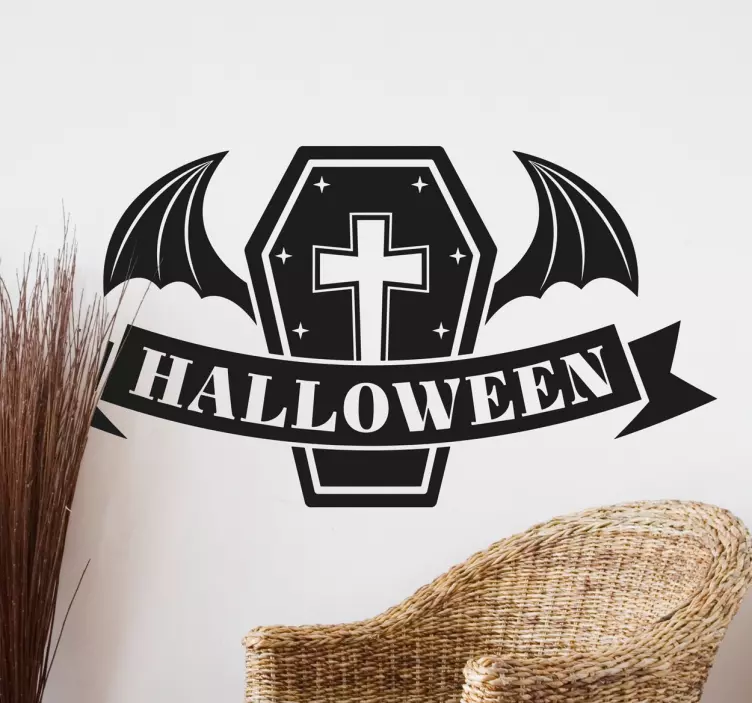 Halloween rakev dekorativní nálepka na zeď - TenStickers