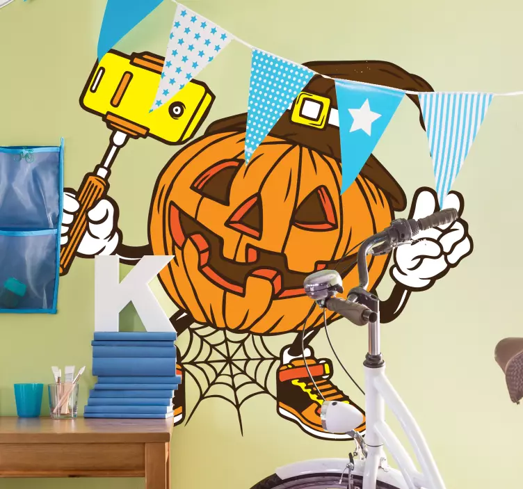 Halloween znamení míru halloween nálepka - TenStickers