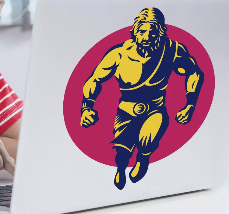 Hercules silná nálepka na notebook - TenStickers