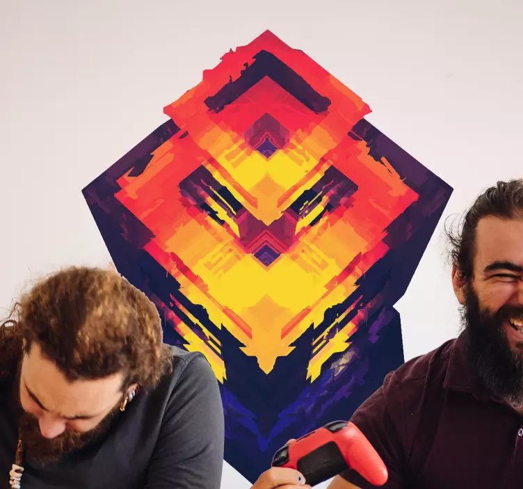 Herní obtisk videohry orange tower - TenStickers