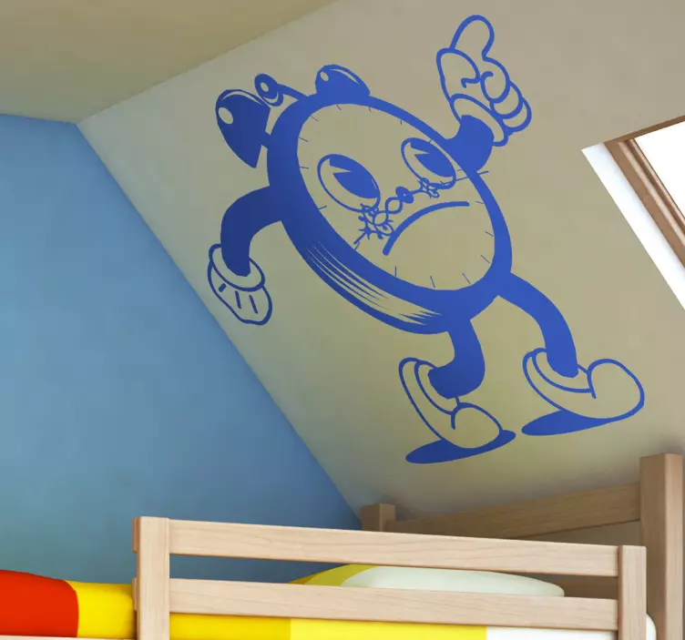 Hodiny běží pozdě nálepka - TenStickers