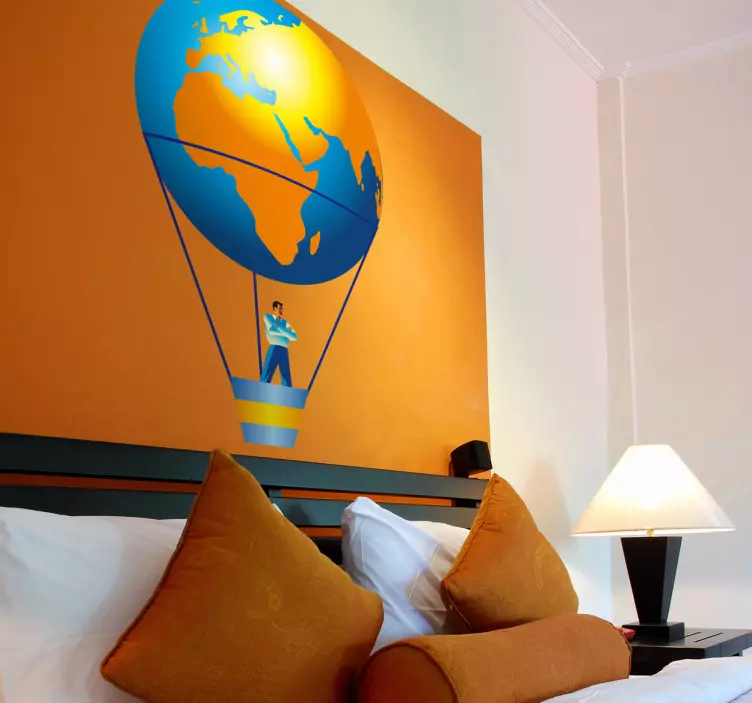 Horkovzdušný balón Zvířecí nálepka - TenStickers