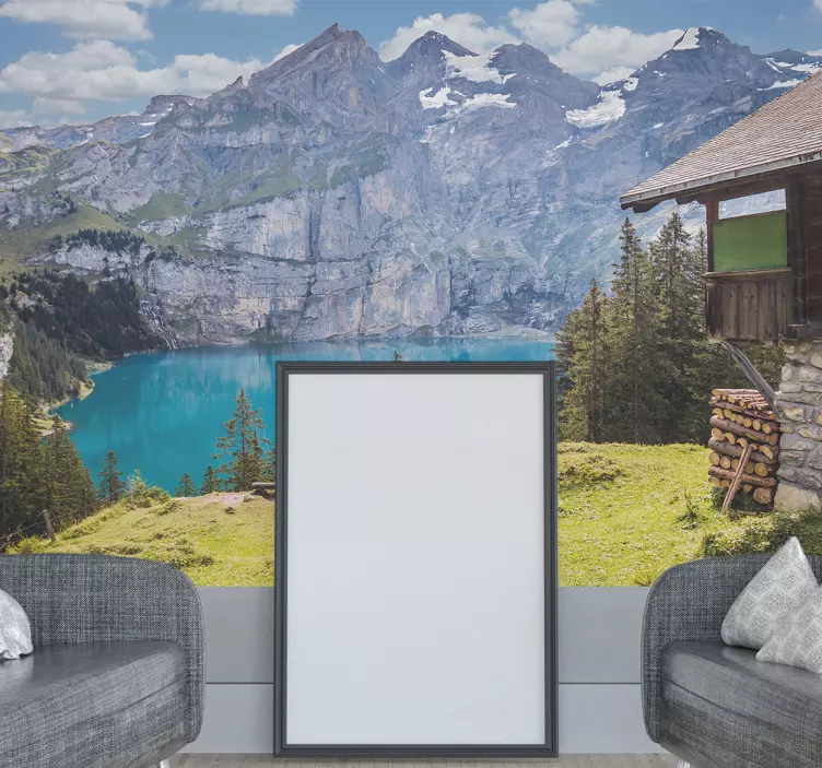 Nálepka horská krajina nástěnná malba - TenStickers