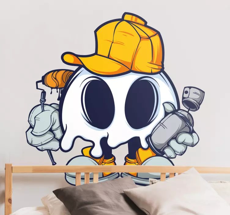 Duch postava Halloweenská samolepka - TenStickers