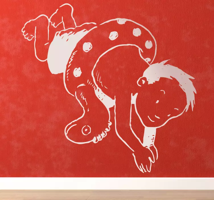 Hravý dětský design samolepka pro děti - TenStickers