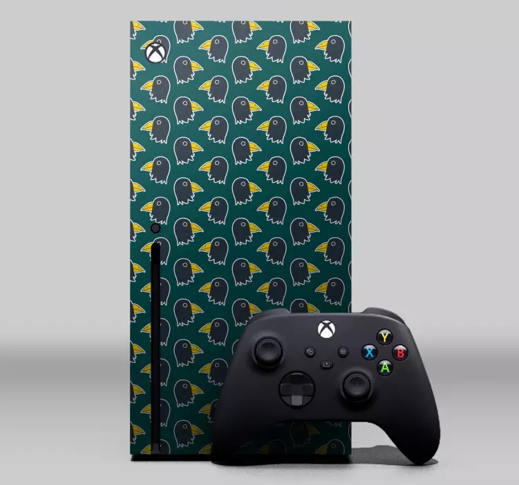 Hravý ptačí design samolepka pro XBOX - TenStickers