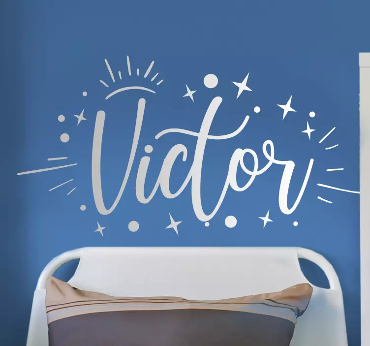 Hvězdy s personalizovaným obtiskem - TenStickers