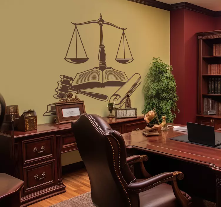 Ikony spravedlnostiIkony spravedlnosti Právní nálepka - TenStickers