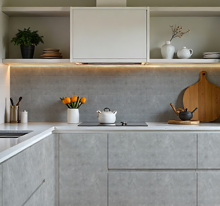 Imitace kamenného efektu kuchyňská samolepka - TenStickers