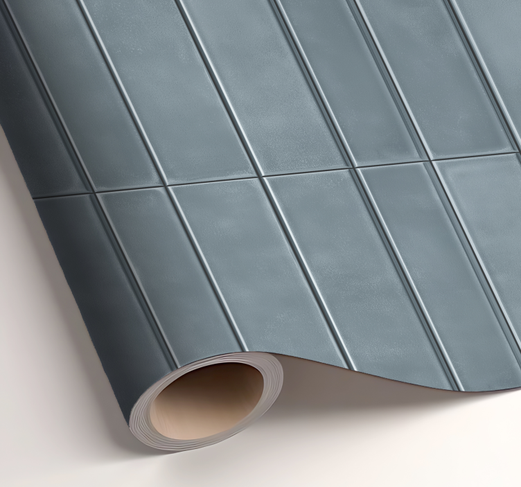 Imitace modrých dlaždic Zvířecí nálepka - TenStickers