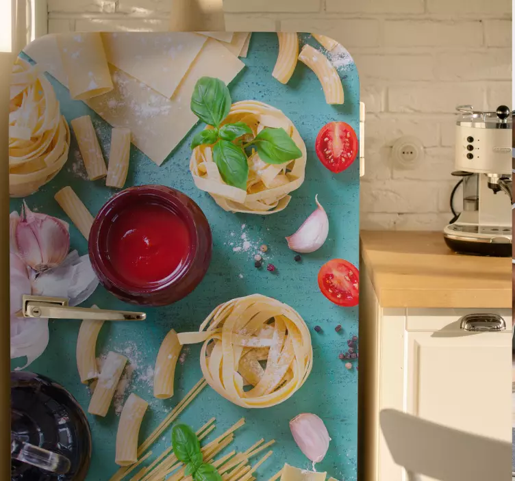 Nálepka italské jídlo lednice - TenStickers