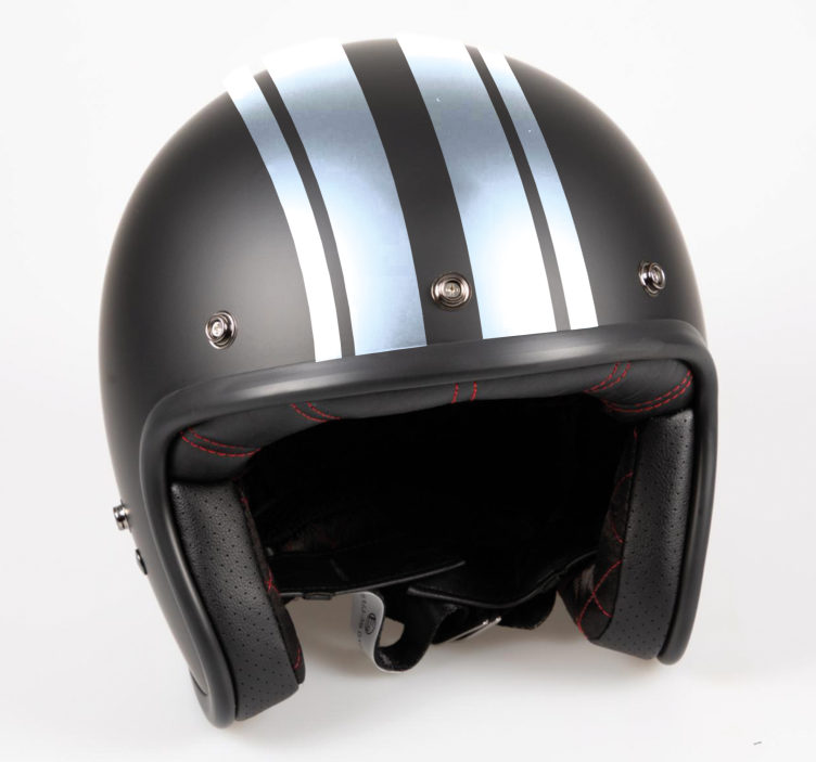 Jednobarevné závodní čáry samolepka na motorku - TenStickers