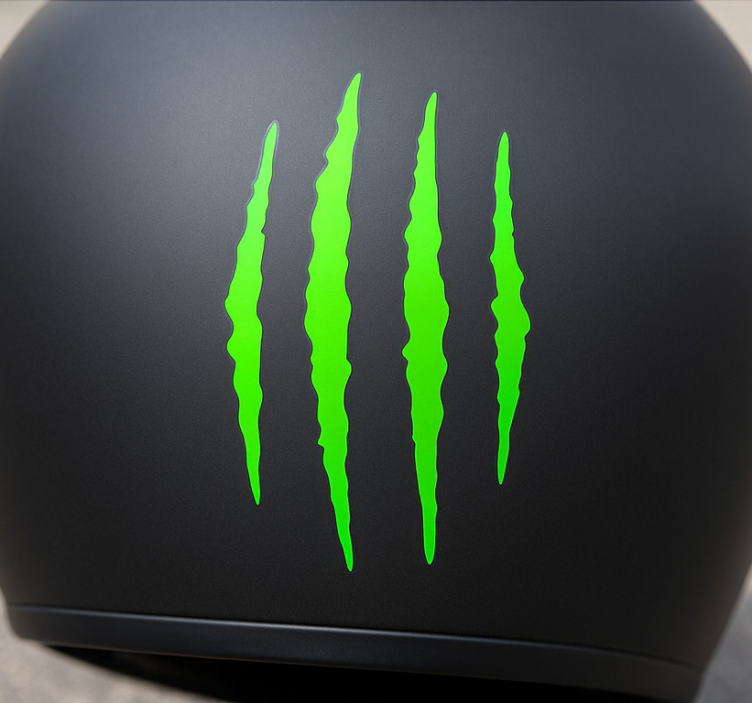 Jednobarevný design škrábanců samolepka na motorku - TenStickers