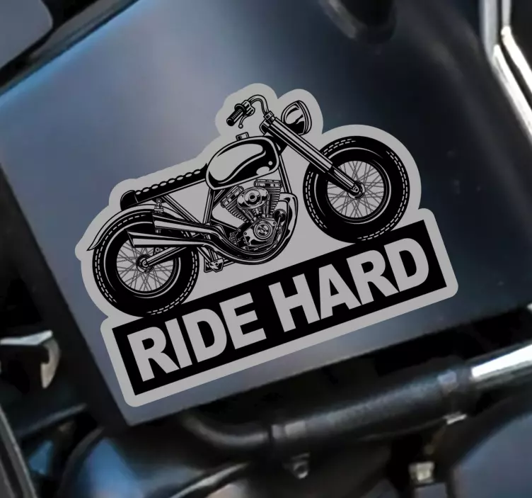 Jízda obtiskem motocyklu - TenStickers