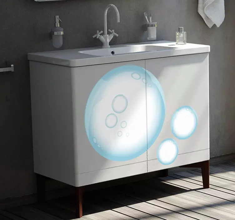 Kapičky vodní nálepky - TenStickers