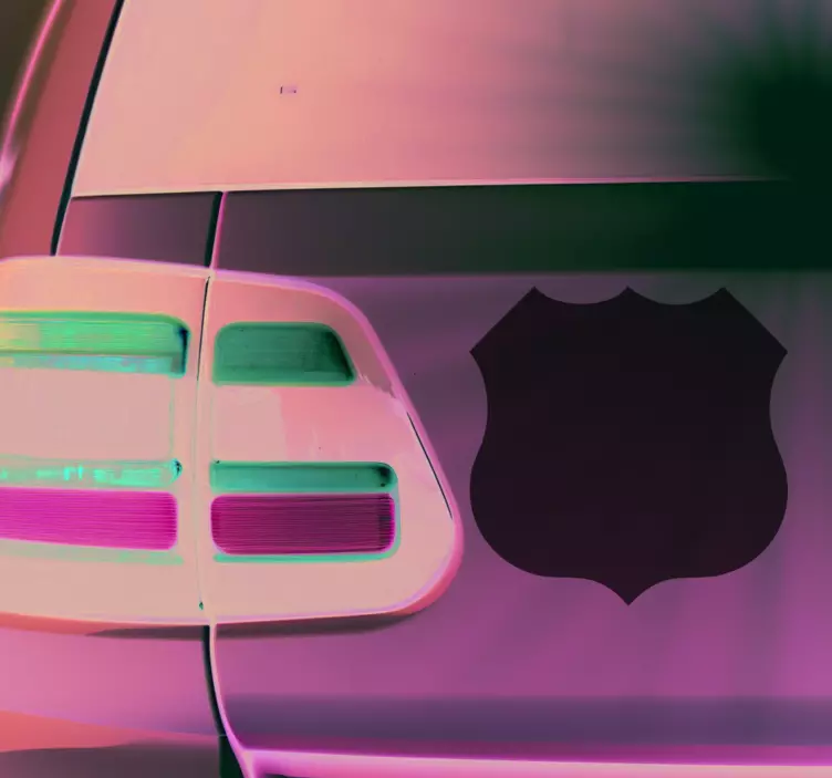 Klasický retro vintage motocykl obtisk - TenStickers