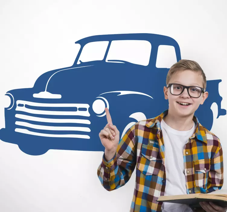 Klasický pick-up Zvířecí nálepka - TenStickers