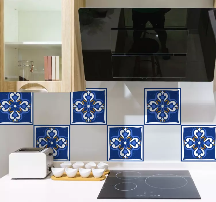 Klasická středomořská nálepka na dlaždice - TenStickers