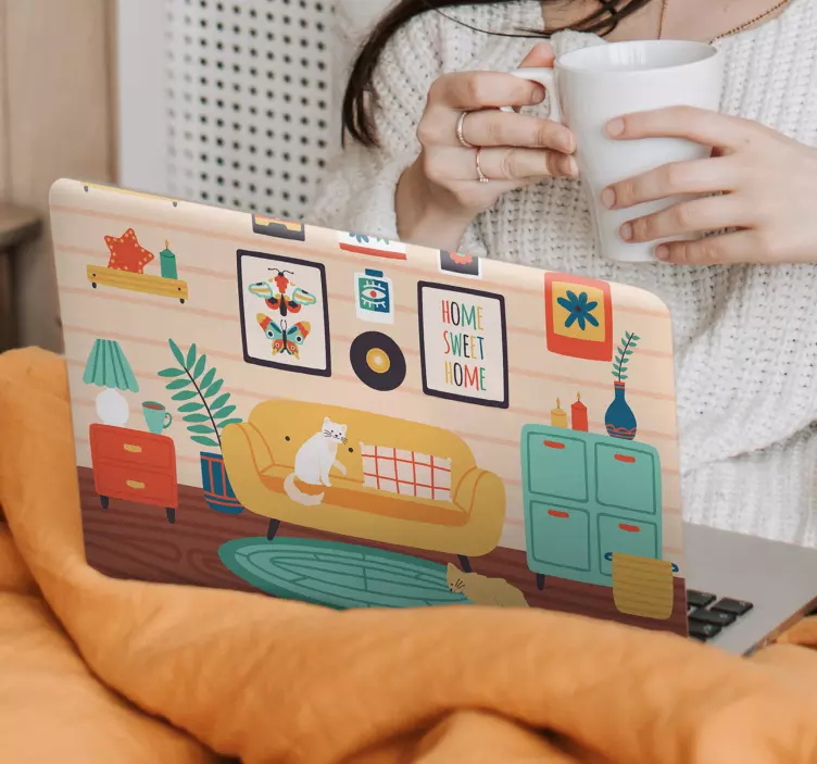 Kočičí tvář vinylové kůže - TenStickers