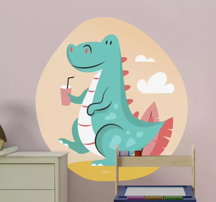 Nálepka na kojence t-rex - TenStickers