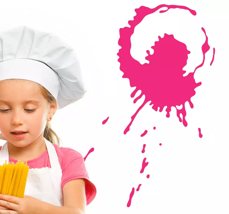 Kreativní splash vzor dekorativní samolepka - TenStickers