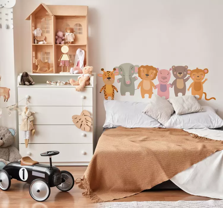 Kreslení zvířat Nálepka divoká zvířata - TenStickers