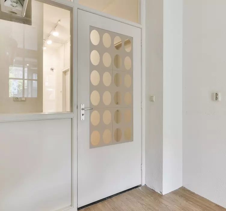 Kruhy pro dveřní kruh nálepka - TenStickers