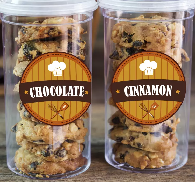 Kuchyňské štítky potravin nálepky - TenStickers