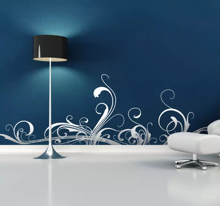 Květinové nálepky na stěnu - TenStickers