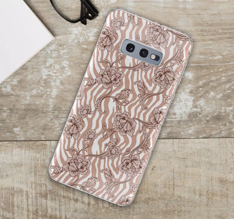 Květinový motiv Nálepka Samsung - TenStickers