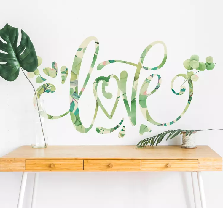 Love eucalipto love sticker - TenStickers