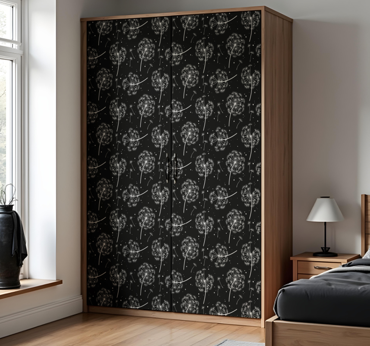 Létající pampelišky Nábytek nálepka - TenStickers