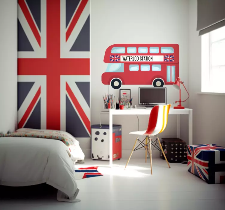 Londýnské autobusové samolepky na zakázku - TenStickers