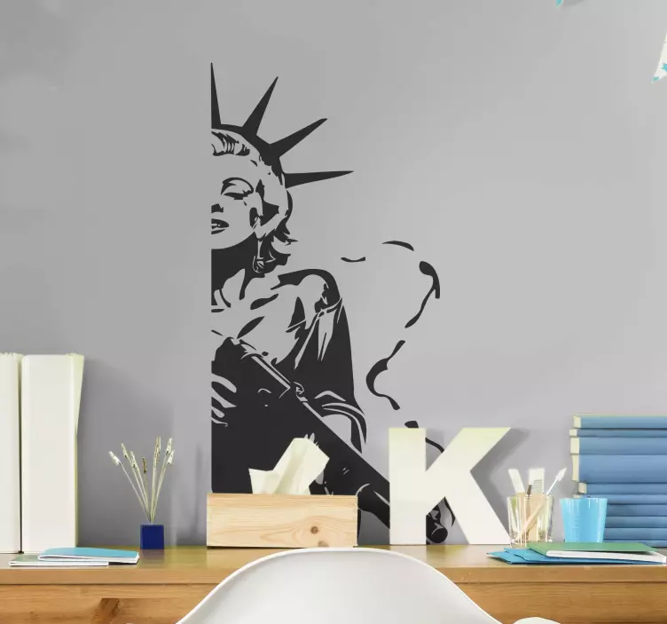 Marilyn monroe módní svoboda lidé obtisk - TenStickers