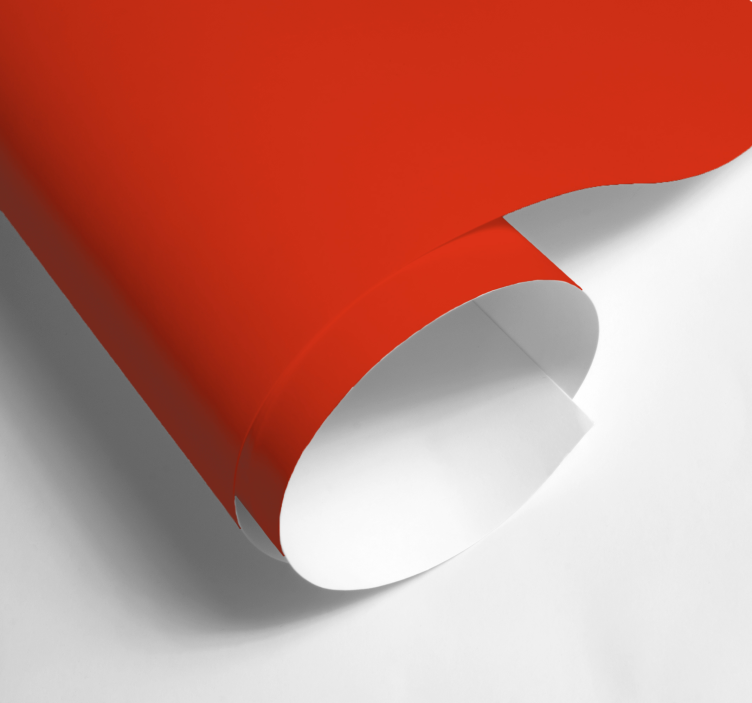 Matná korálově červená jednobarevná nálepka na arch - TenStickers