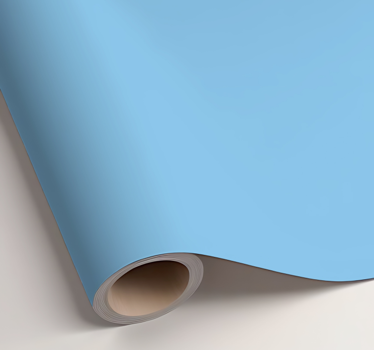 Matná nebesky modrá jednobarevná nálepka na arch - TenStickers