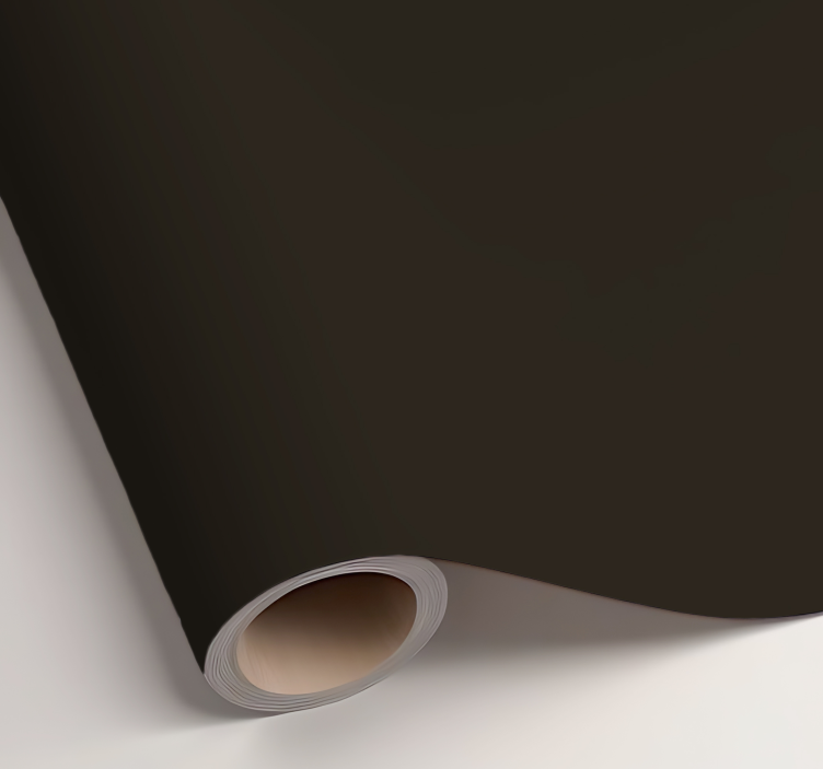 Matná tmavě hnědá jednobarevná nálepka na arch - TenStickers