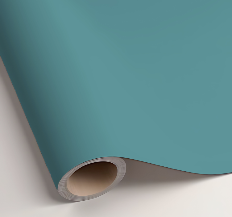 Matná tmavě tyrkysová jednobarevná nálepka na arch - TenStickers