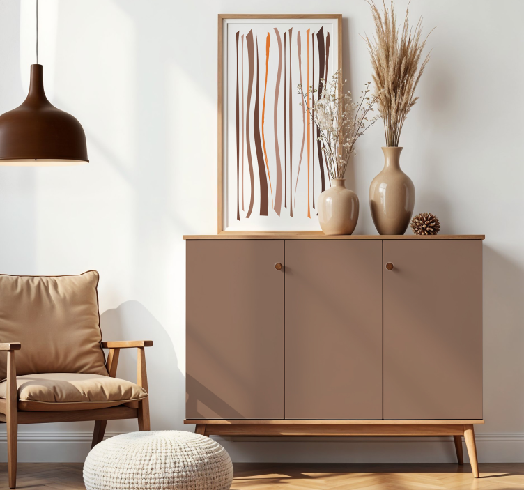 mocha mousse Nábytek nálepka - TenStickers