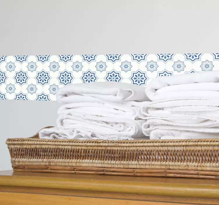 Modrá taška samolepka - TenStickers